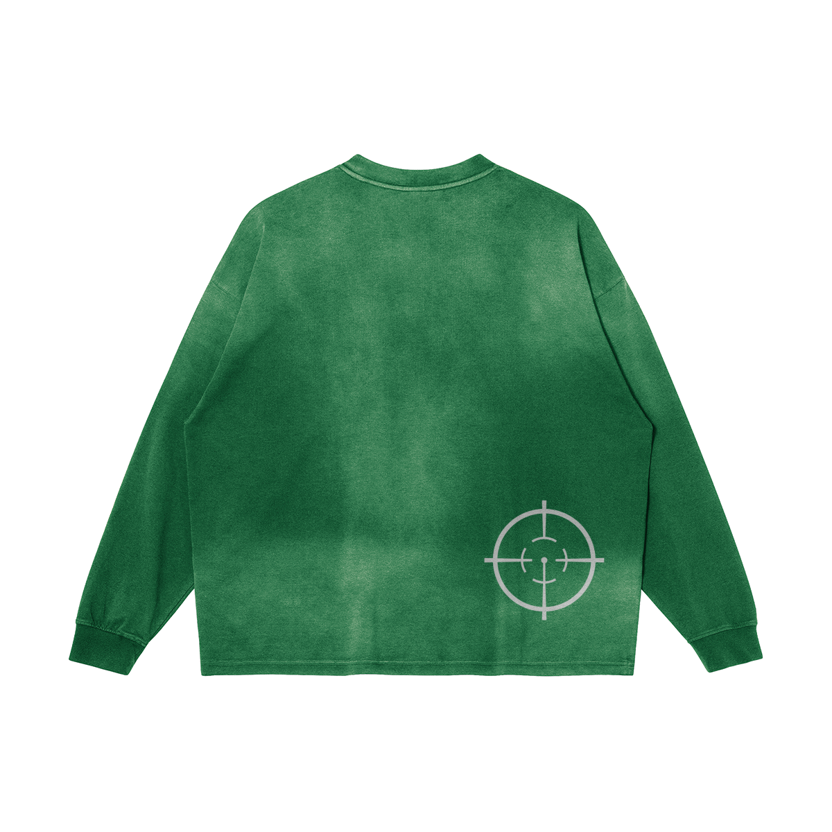 T-ROXFINO-STRIPE Sun-faded long-sleeve Henley T-shirt