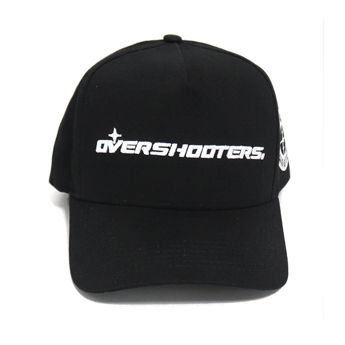 Overshooters OG A-Frame Baseball Hat - Black/Black