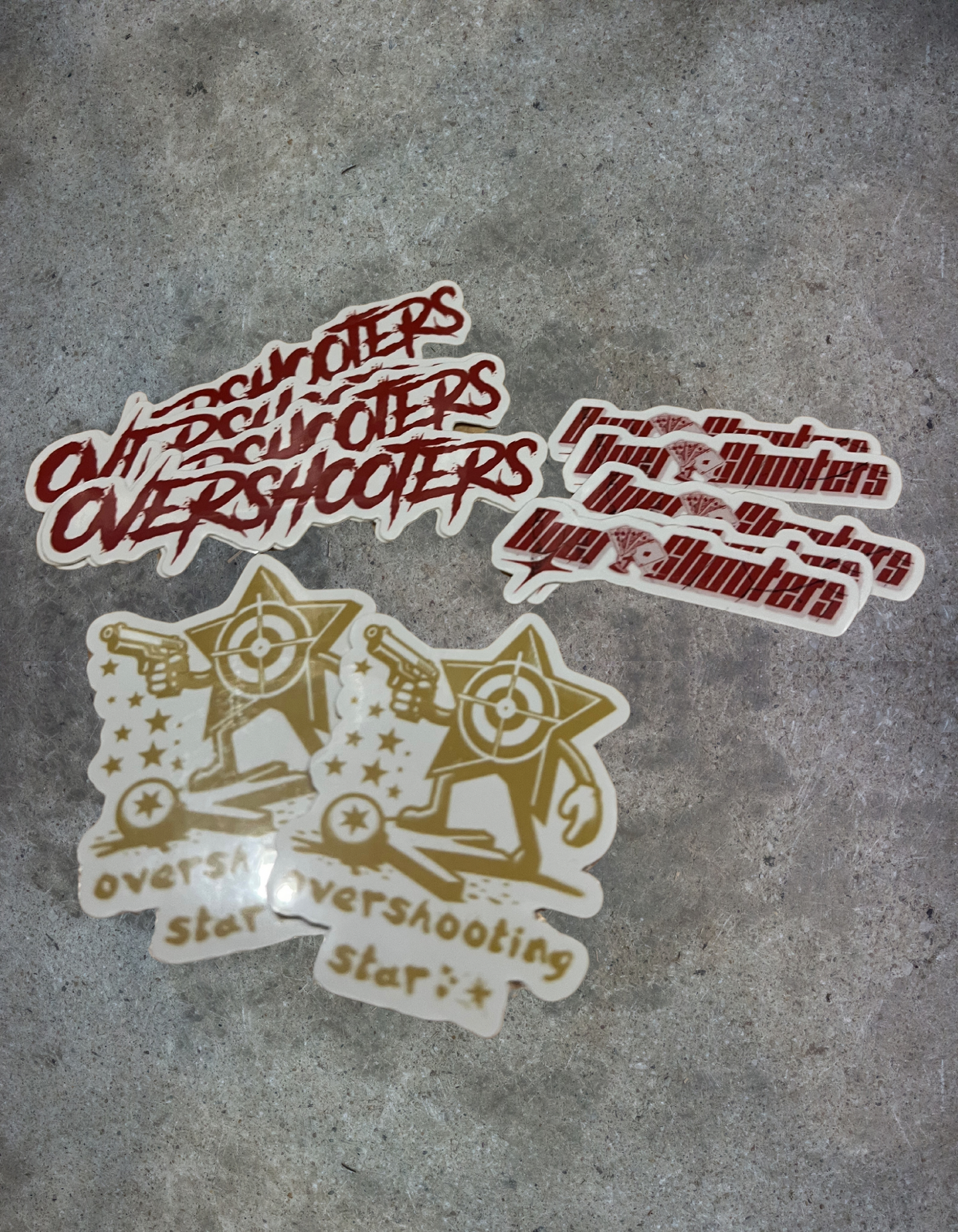 Overshooters (10) Sticker Pack 2