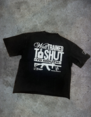 Overshooters Gun Range Faded Raw Hem T-Shirt