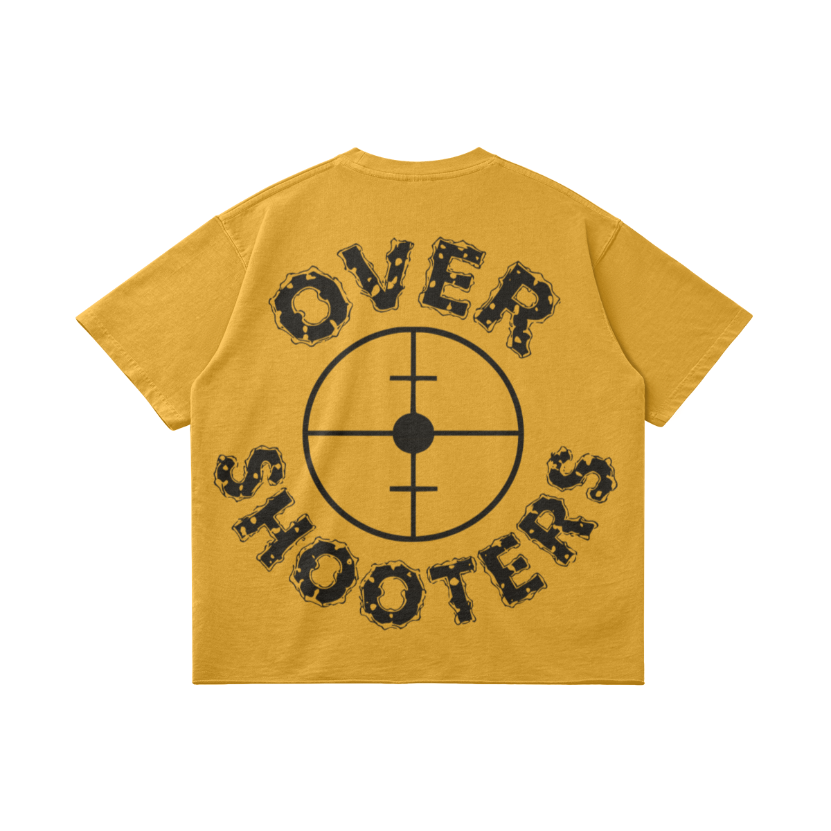 Bulletproof Oversized Raw Hem T-Shirt - LARGE PRINT