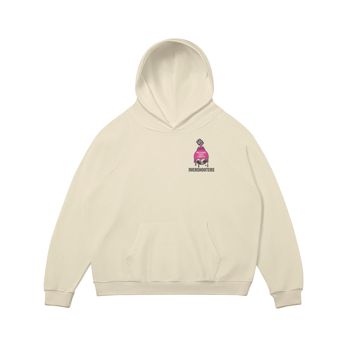Overshoot the World - Heavyweight Brushed Fleece Hoodie