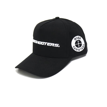 Overshooters OG A-Frame Baseball Hat - Black/Black