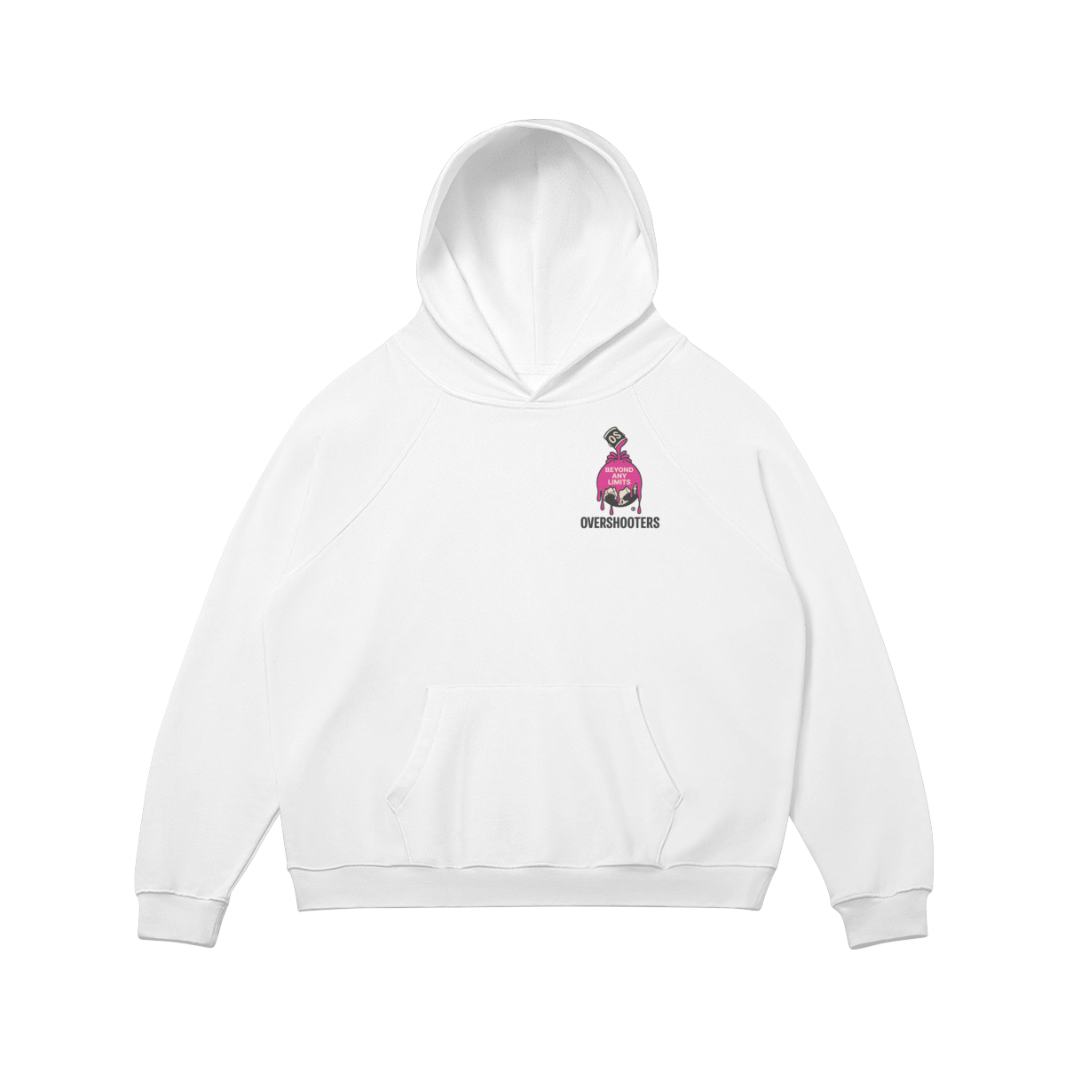 Overshoot the World - Heavyweight Brushed Fleece Hoodie