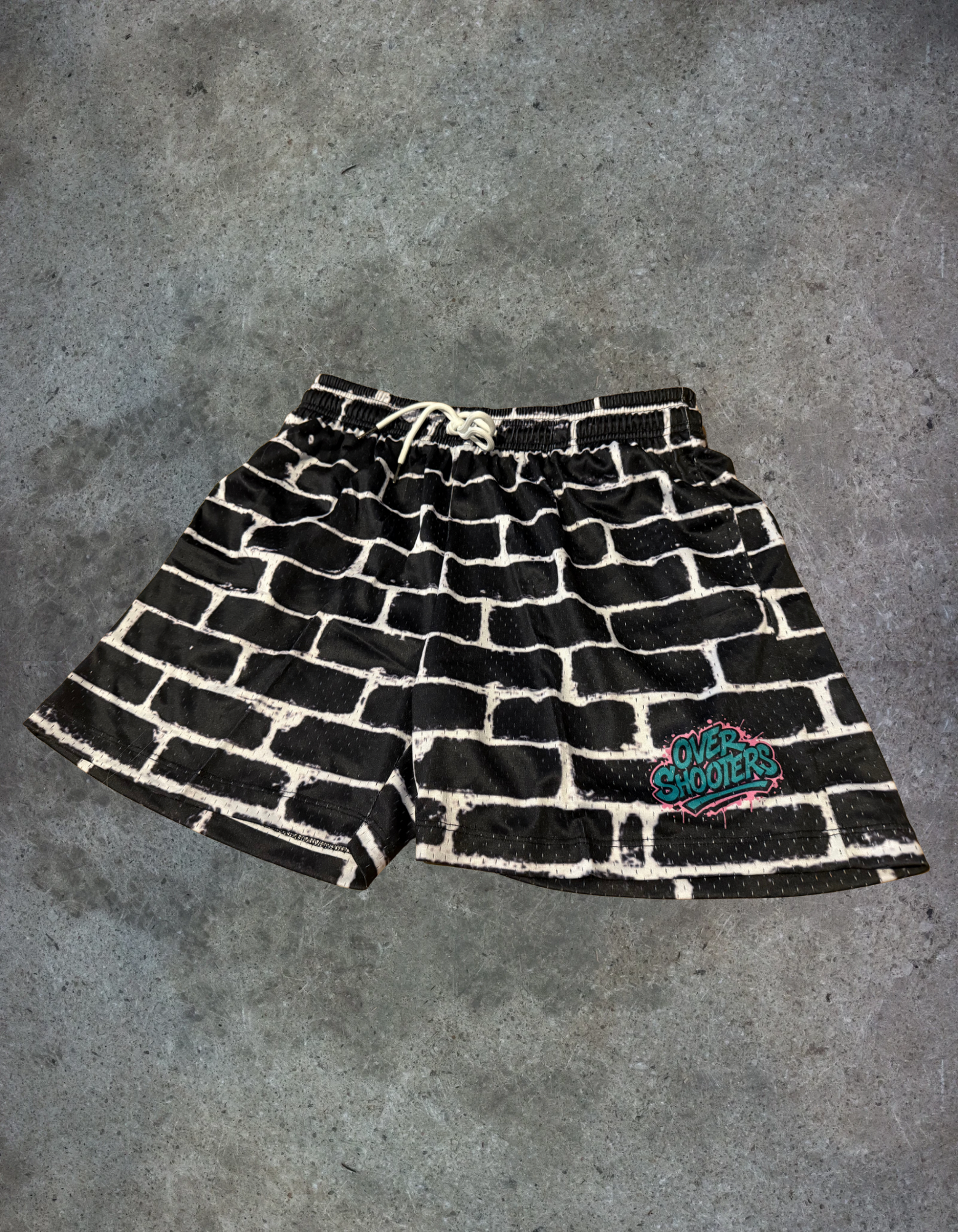 Graffiti Shorts (Mid Thigh Cut)