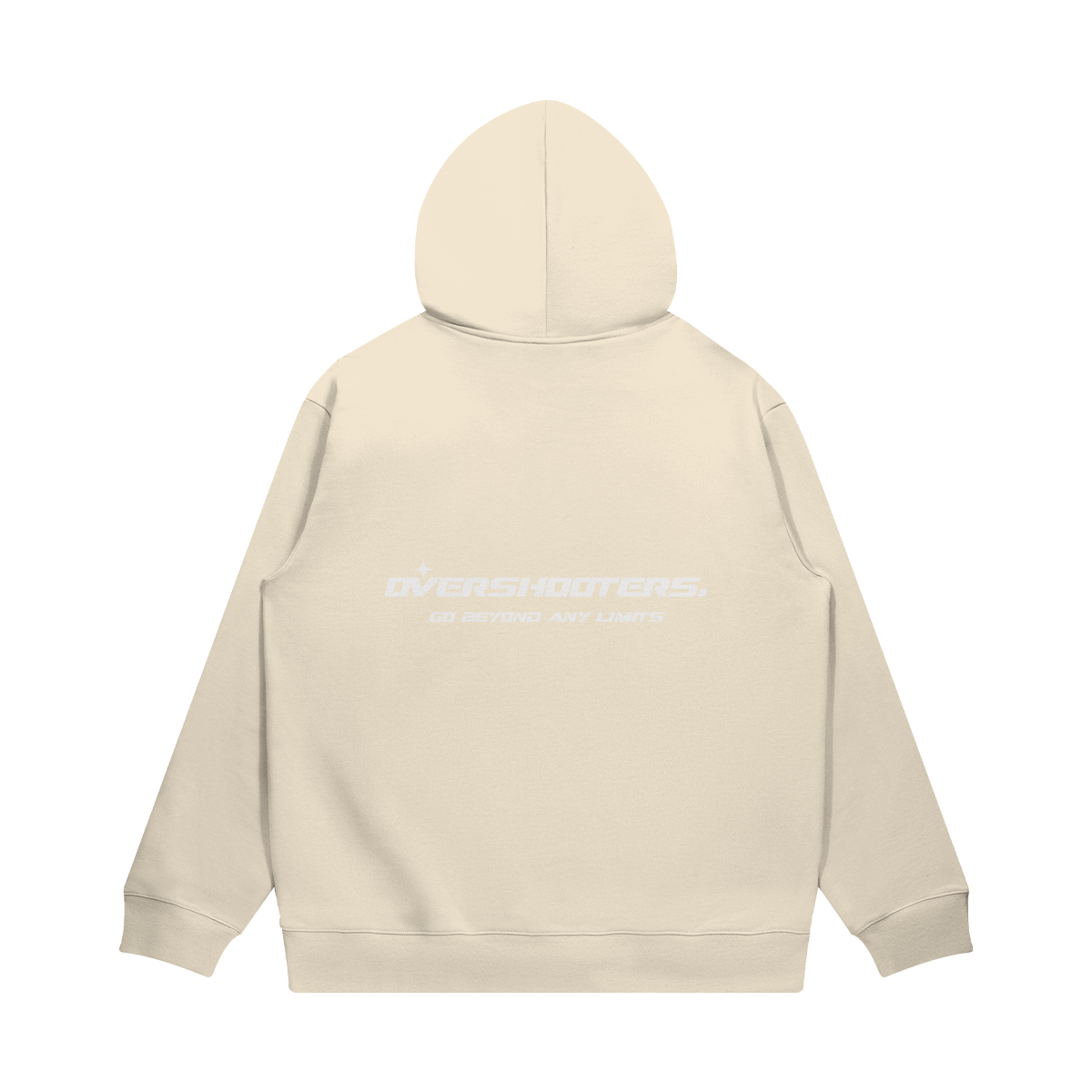 Overshooters Beyond Any Limits Fleece Lined Drawstring Hoodie