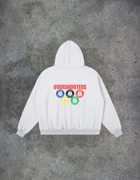 Overshooters Olympics Heavyweight Boxy Hoodie (Light Gray)