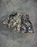 Fall Woodland Camo Shorts (Mid Thigh Cut)