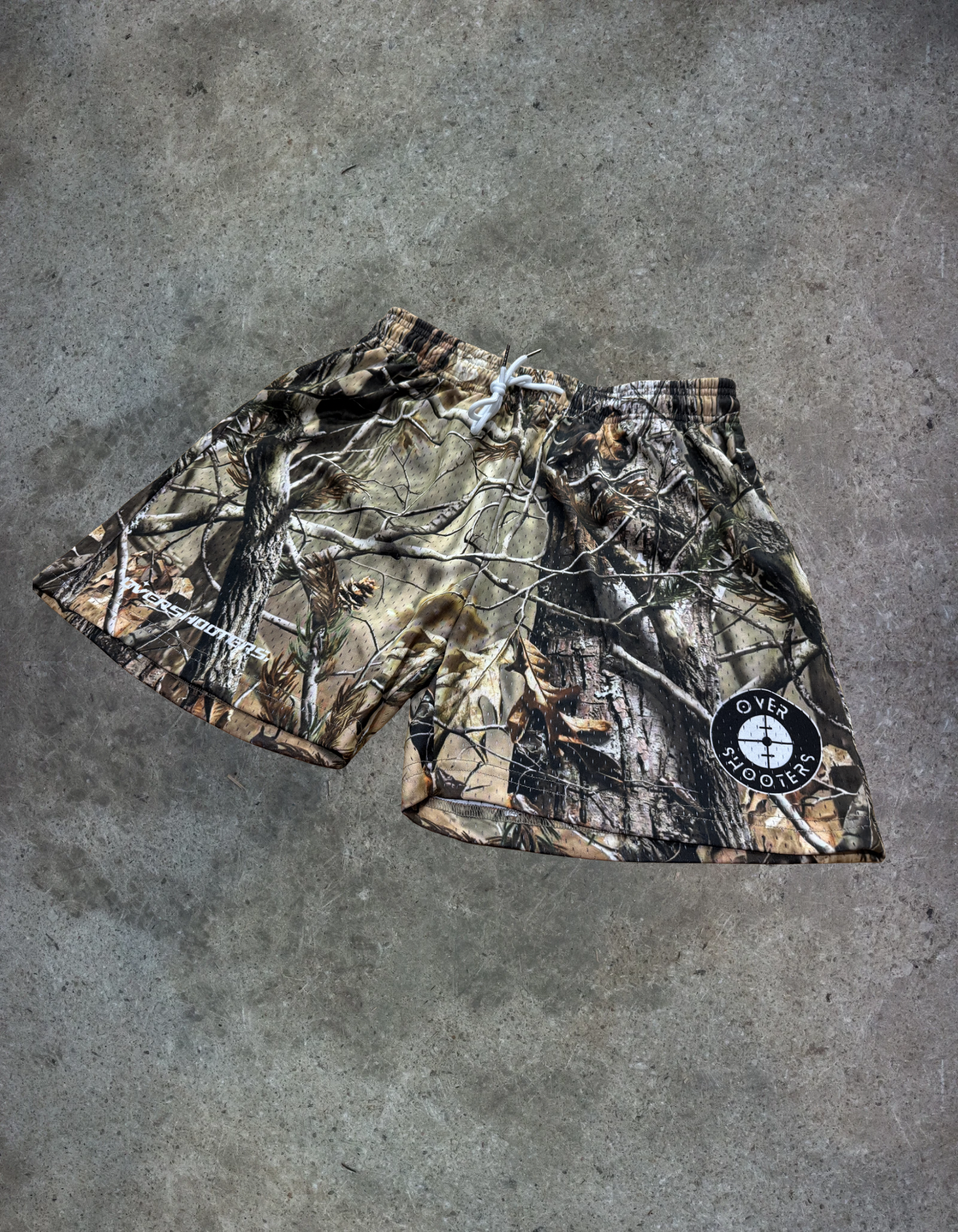 Fall Woodland Camo Shorts (Mid Thigh Cut)