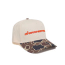 Overshooters Orange/Brown Duck Camo A-Frame Baseball Hat