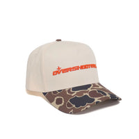 Overshooters Orange/Brown Duck Camo A-Frame Baseball Hat