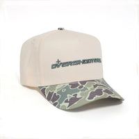 Overshooters Green/Brown Duck Camo A-Frame Baseball Hat