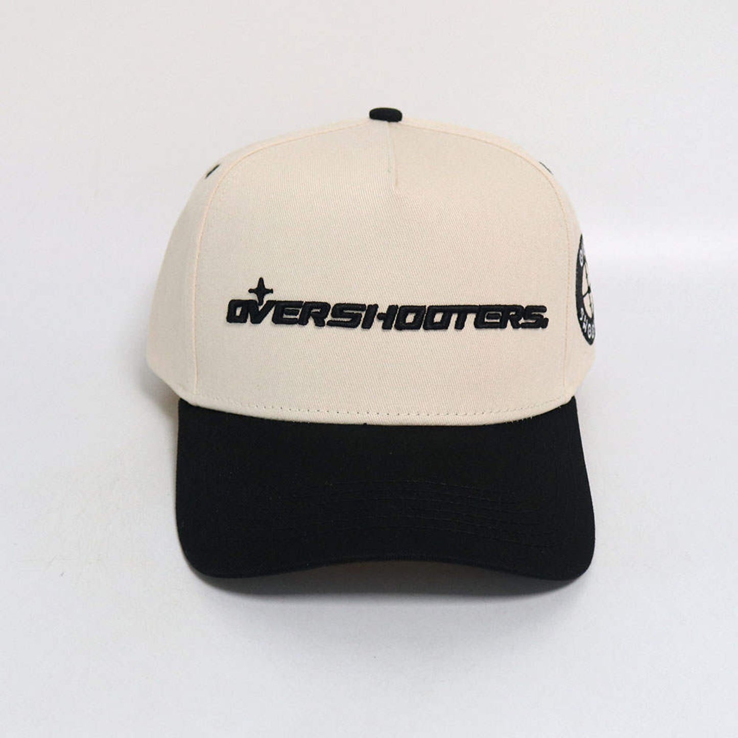 Overshooters “Limited Edition” OG A- Frame Basseball Hat - Off White/Black