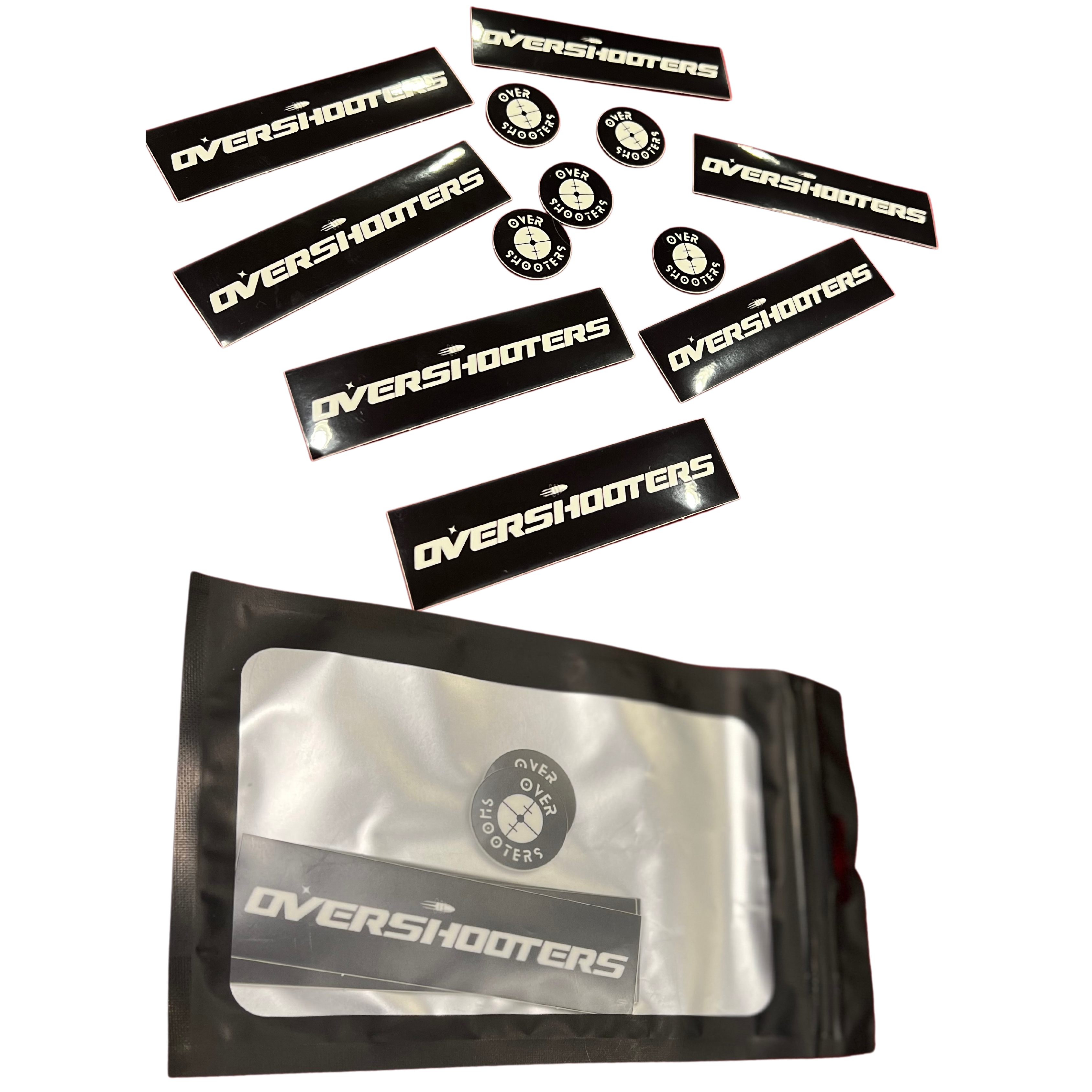 Overshooters Sticker Pack 1 (12 Pieces)