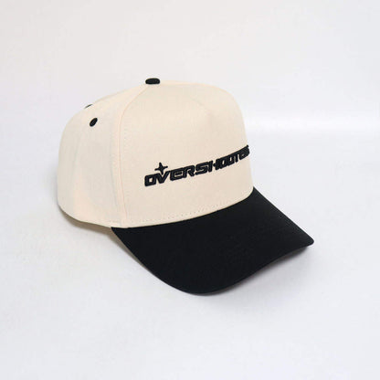 Overshooters “Limited Edition” OG A- Frame Basseball Hat - Off White/Black